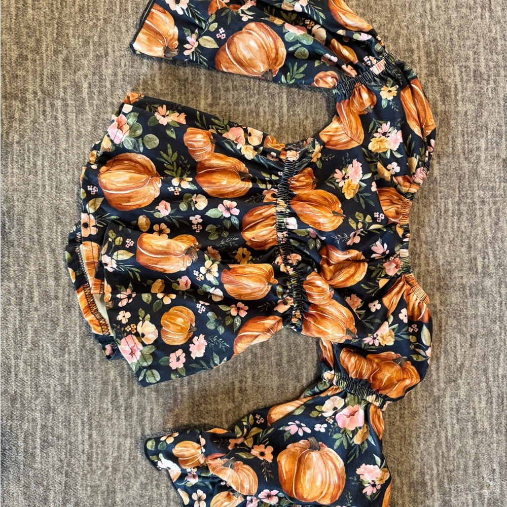 Sparkle in Pink - Pumpkin Toddler Blouse